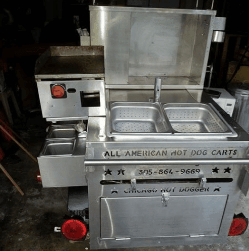 Used Hot Dog Cart For Sale In Rockford, Illinois